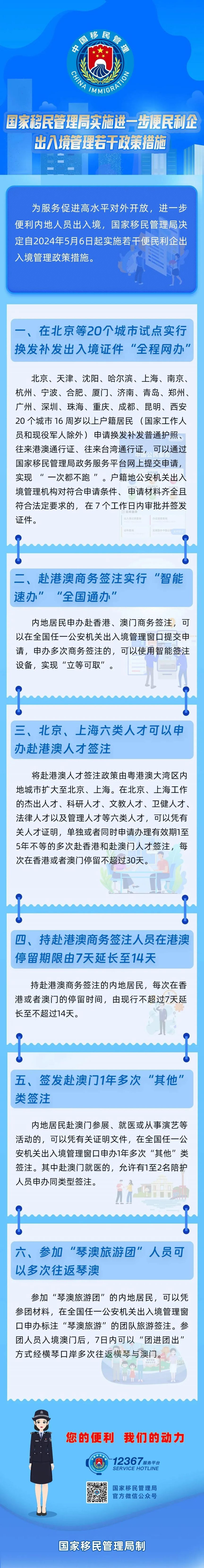 5月6日起广州等20个城市换补发出入境证件可全程网办