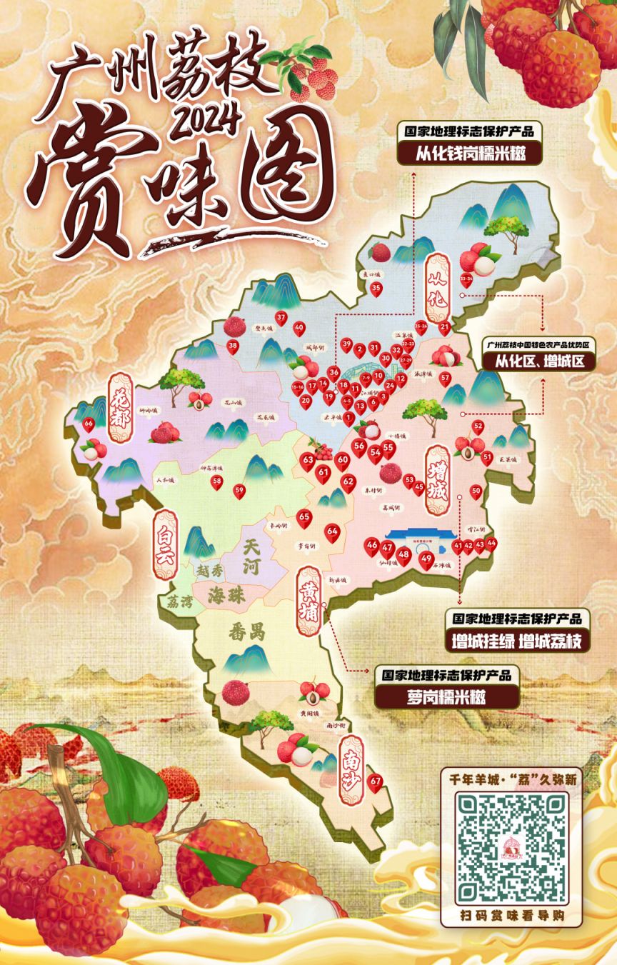 2024年广州荔枝赏味图