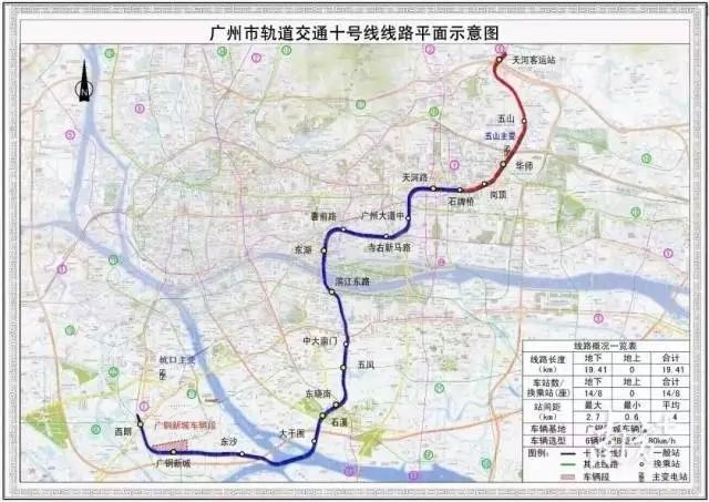 广州地铁十号线通过验收2024