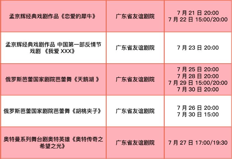 7月广州越秀区暑期文旅活动汇总