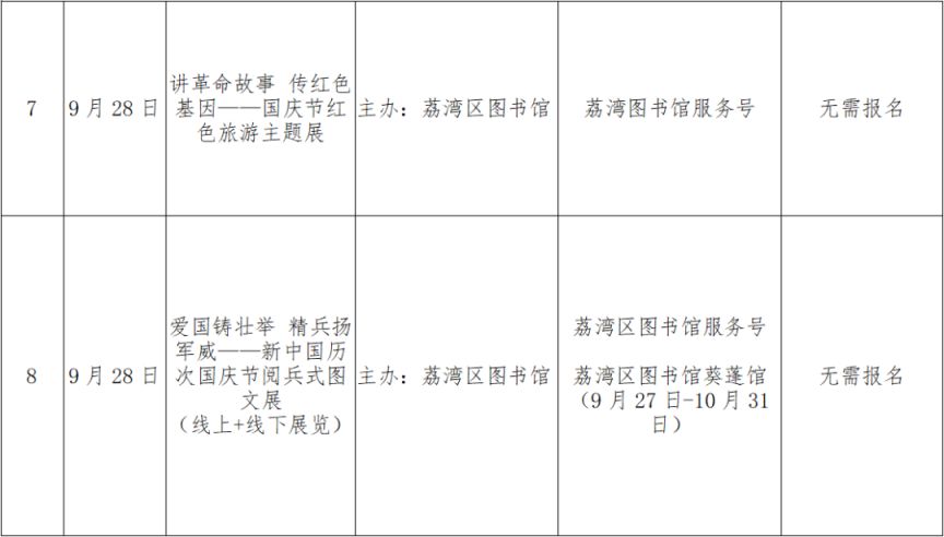 2023年广州荔湾图书馆中秋国庆系列活动