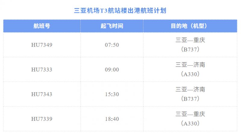三亚机场T1、T2与T3航站楼间免费交通指南一览