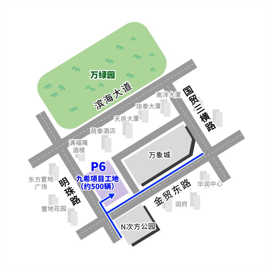 2026海口元宵烟花秀电动车停车场（免费）