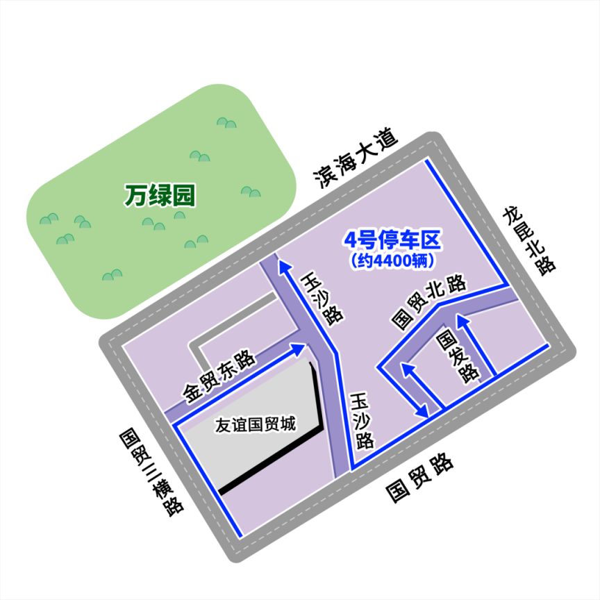 2026海口元宵烟花秀电动车停车场（免费）