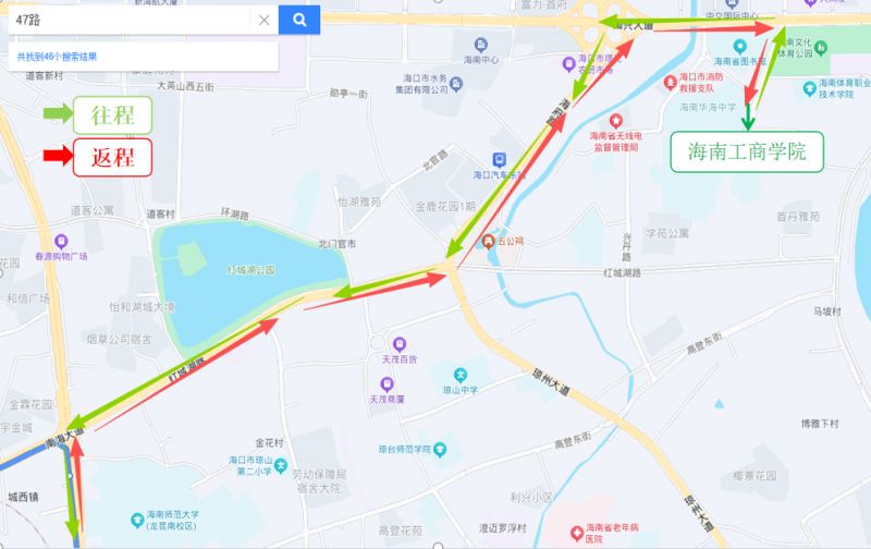 3月17日海口17条公交线路调整