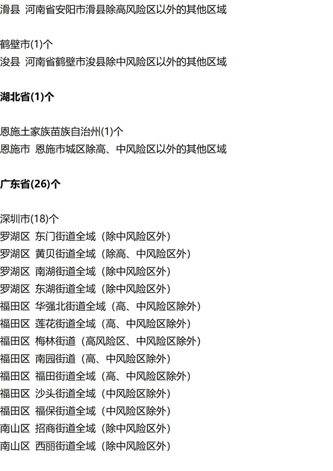 9月13日外省入(返)湘人员健康管理措施清单