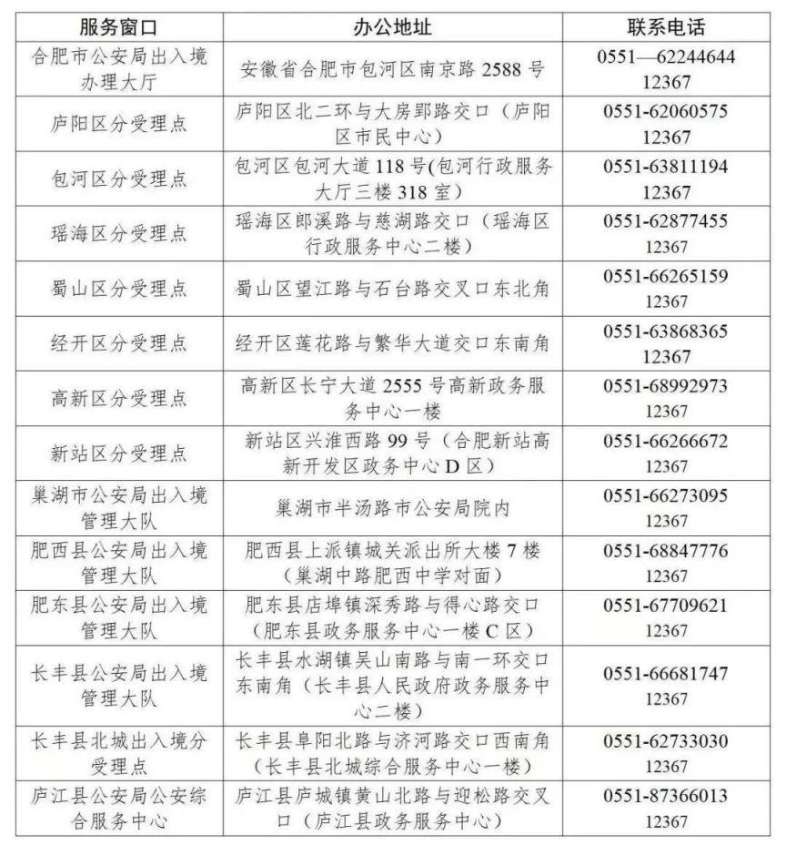 安徽省内户籍在合肥可以办理港澳个人签吗？
