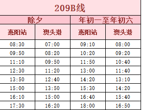 2026年惠州春节期间公交线路调整情况一览表