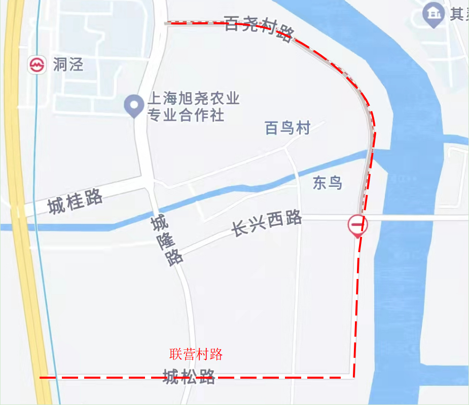 洞泾镇地图图片