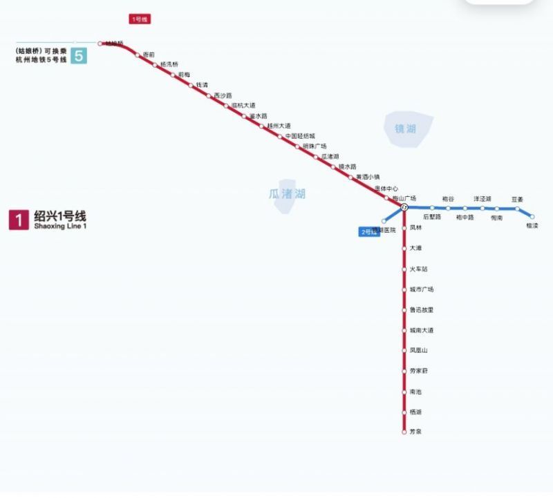 绍兴地铁规划图1号线图片