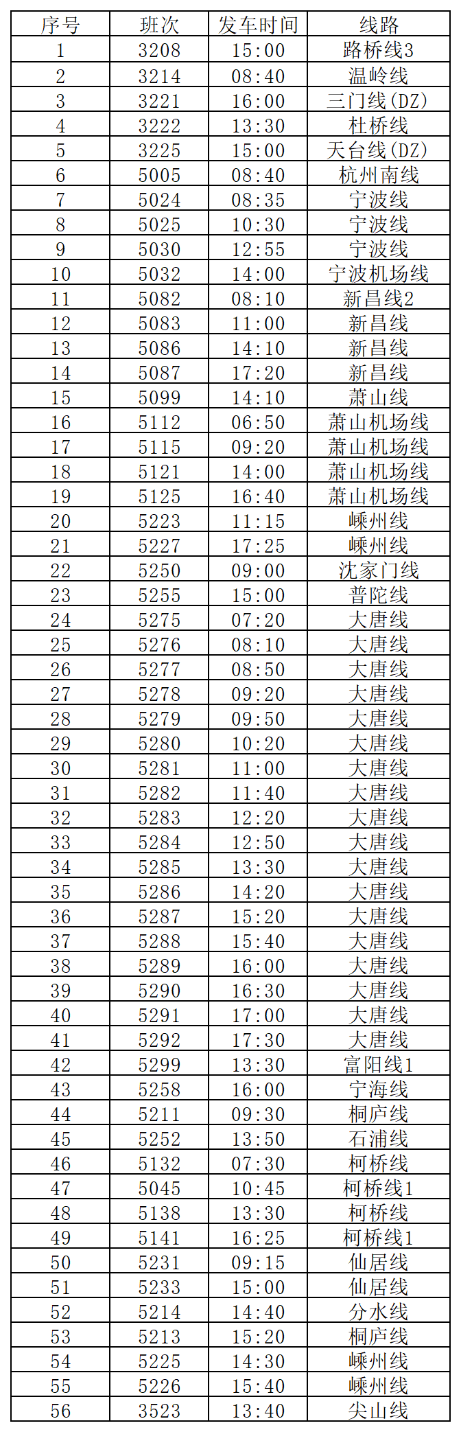 2022受台风影响义乌班车停运