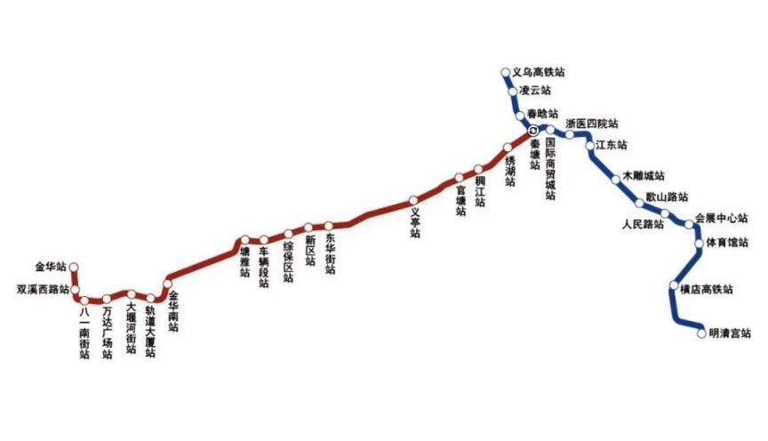 从金华站到横店明清宫站轻轨要多久？票价多少钱？