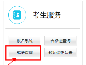 教资成绩查询入口2023下半年
