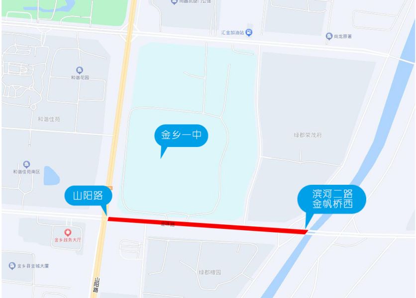 2024年济宁金乡县高考期间交通管制路段有哪些?