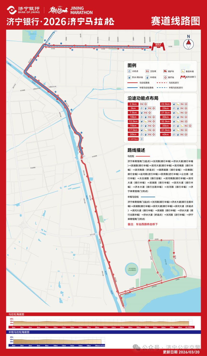 2026济宁马拉松赛事期间对部分道路采取临时交通管控