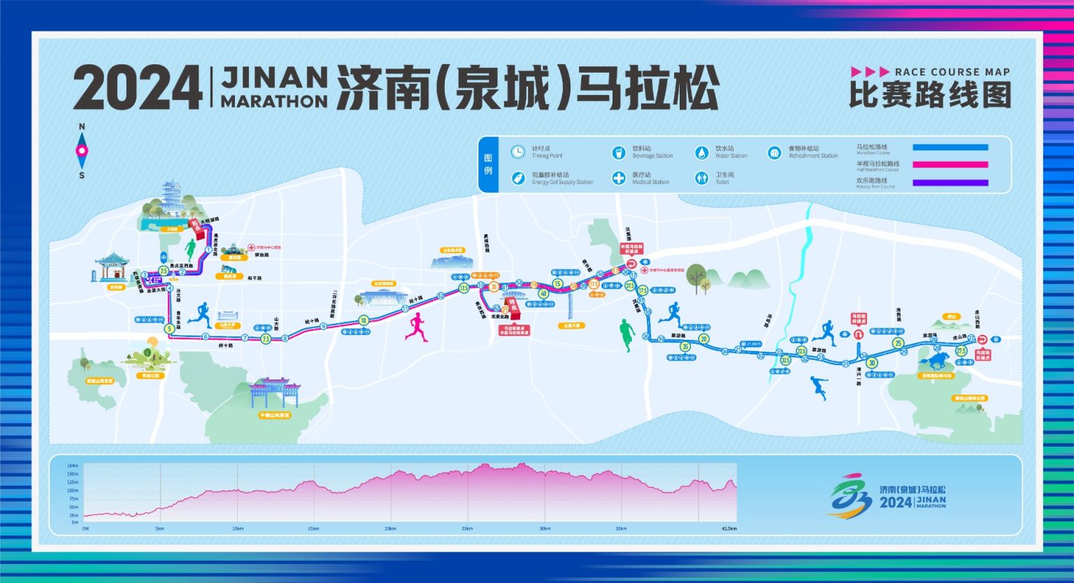 2024济南马拉松比赛线路