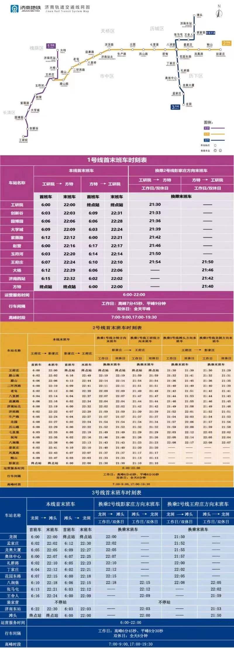 濟南地鐵線路圖(2023年)- 濟南本地寶