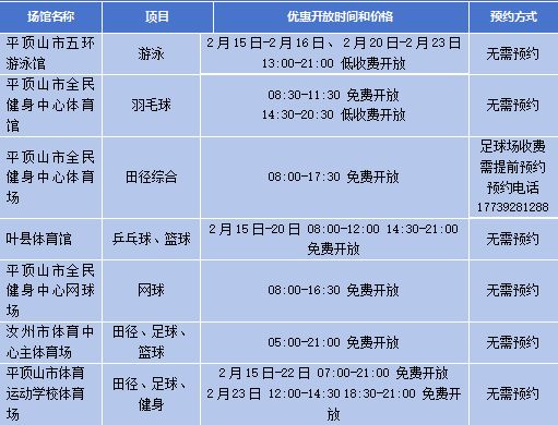 2026春节期间河南多个公共体育场馆设施将免费或低收费开放