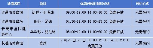 2026春节期间河南多个公共体育场馆设施将免费或低收费开放