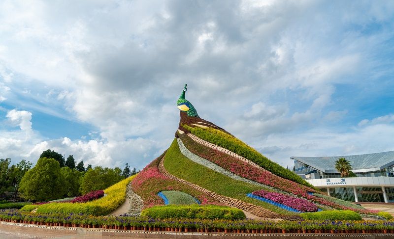 昆明世博园景区地图全图（导游图+旅游线路图+观光车线路图）- 昆明本地宝