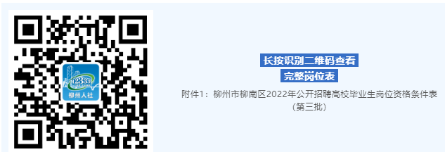 2022柳州柳南区中小学教师招聘（时间+岗位+名额）