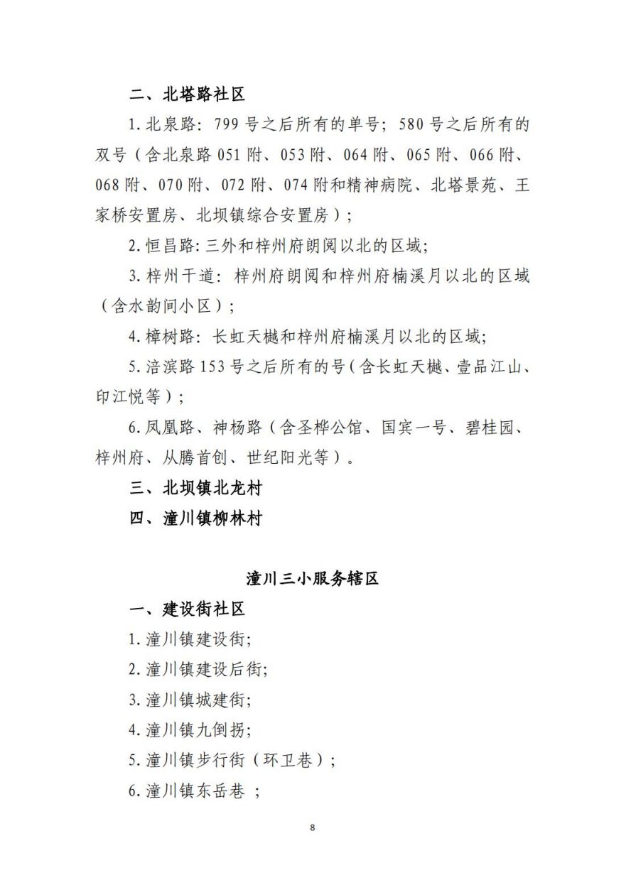 绵阳三台县中小学招生划片范围一览2023(图示) 绵阳三台县中小学招生