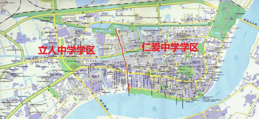2025年镇海区初中学区划分汇总