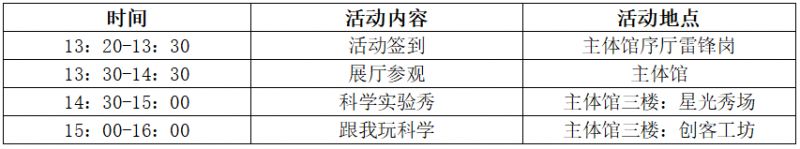 2026南京科技馆1月活动清单