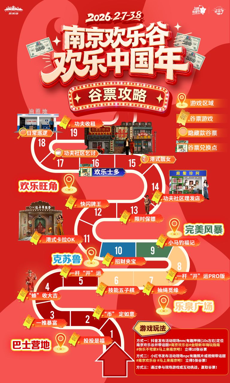 2026南京欢乐谷春节有哪些活动(图1)
