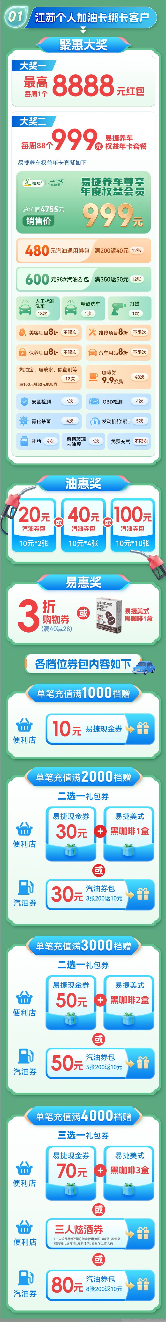 2026中国石化江苏地区加油满赠活动规则