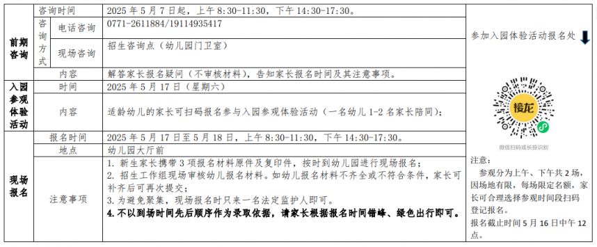 2025年南宁罗文大道幼儿园招生简章(招生范围 报名材料 招生计划)