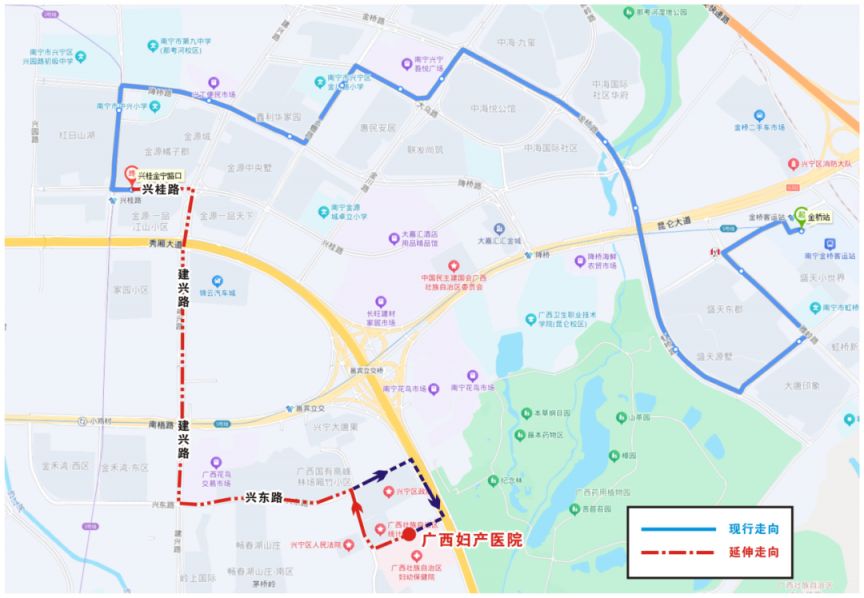 3月16日起南宁优化调整13路和20路等6条公交线路