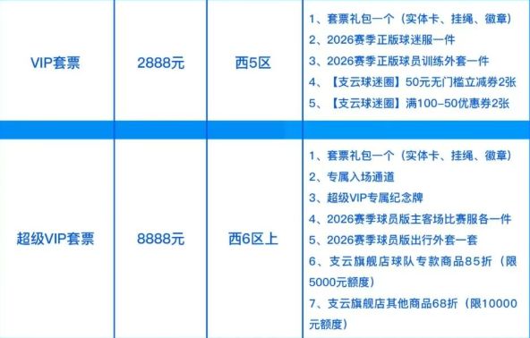 南通支云2026赛季套票购票指南