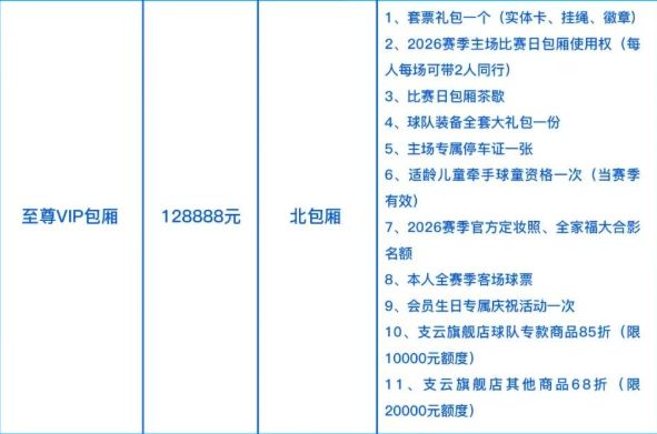 南通支云2026赛季套票购票指南