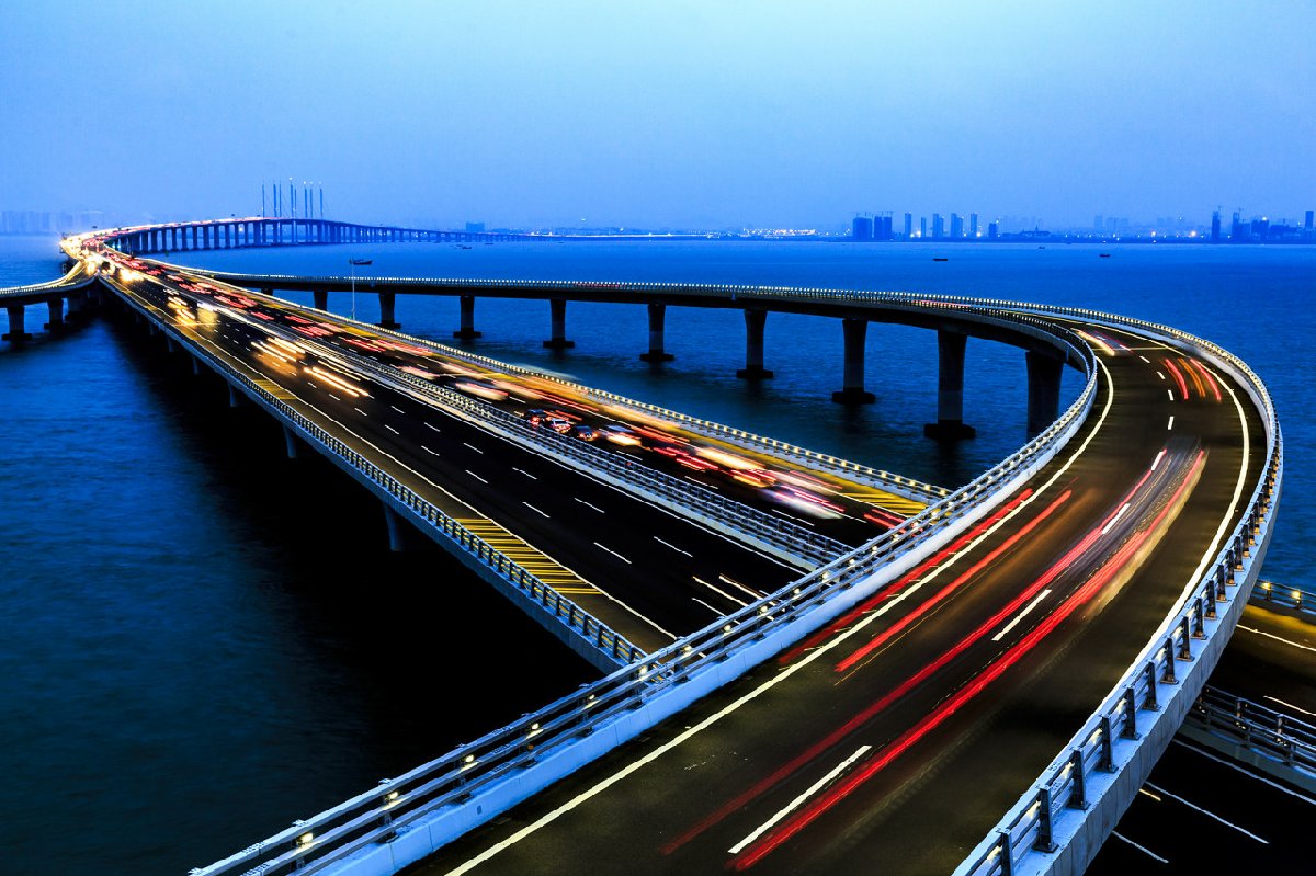 青岛跨海大桥二期图片