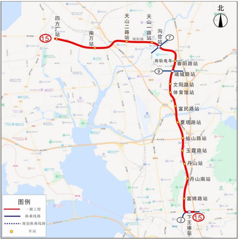 2025青岛地铁15号线最新进展（12月30日更新）