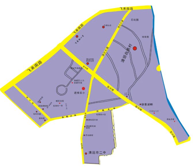 2024年清城区区直属公办学校一年级学区划分 2024年清城区区直属公办