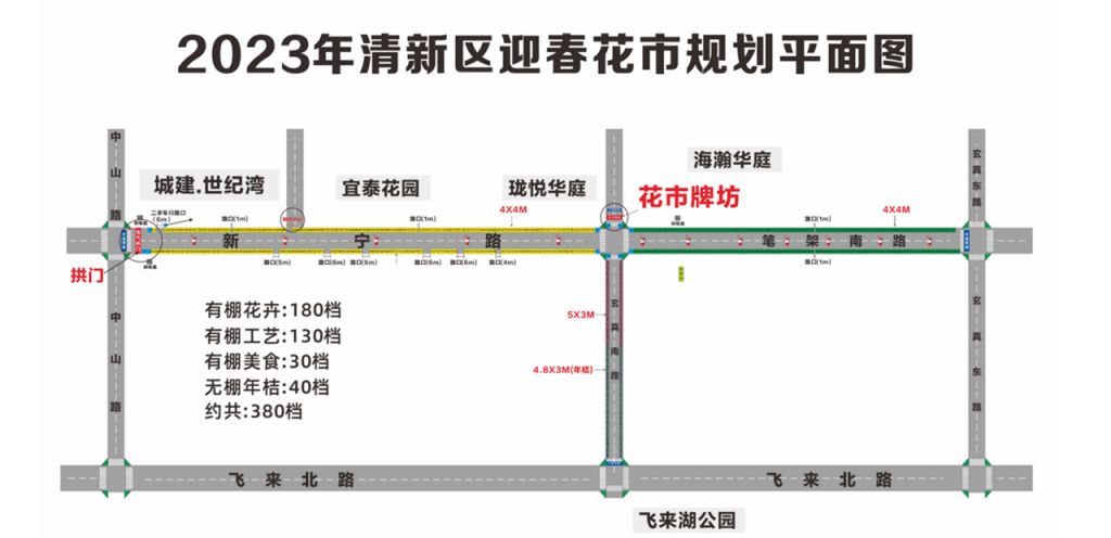 2023清新区迎春花市什么时候开始？