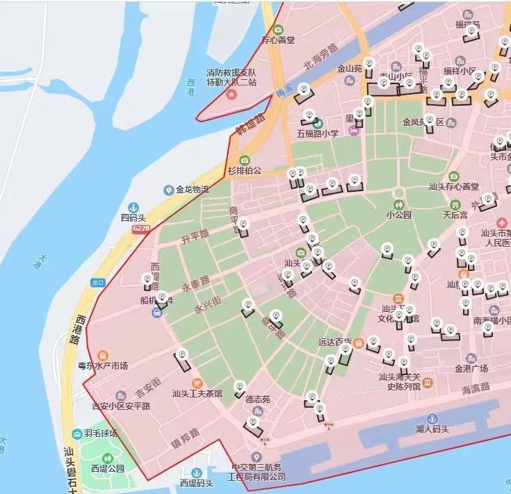2023五一汕頭小公園共享單車停車點