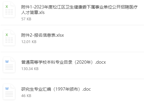 2023上海松江区卫生健康委下属部分事业单位招聘信息(图2)