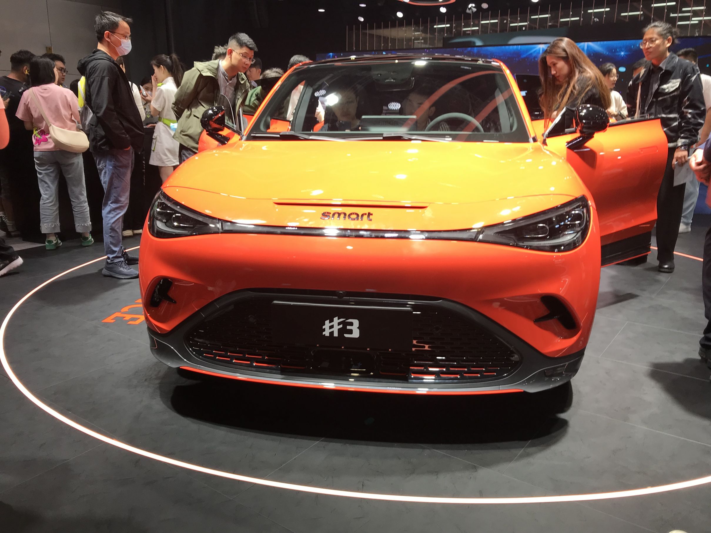 2023上海车展smart展台实拍图片
