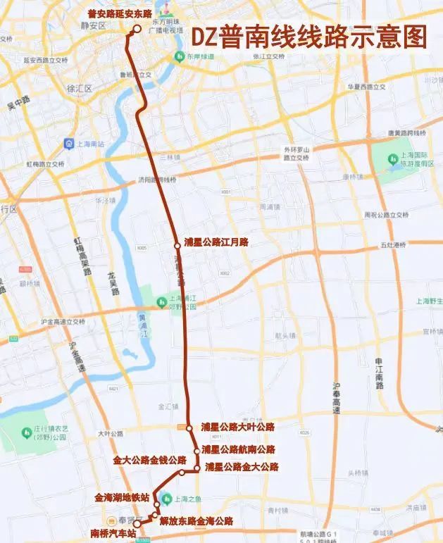 南申专线线路图图片