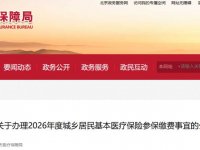 2026年北京城乡居民医保缴费标准是多少