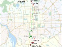 北京地铁19号线二期北延规划图