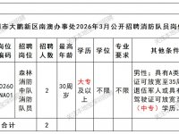 深圳大鹏南澳办事处招聘消防队员公告(3