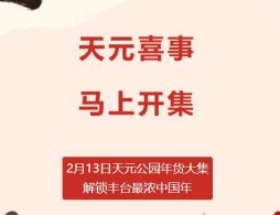 2026北京天元公园年货大集活动攻略（时间+地点+内容）