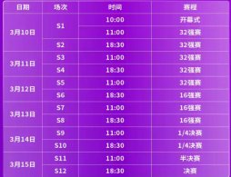 2026重庆冠军赛今日赛程安排（持续更新）