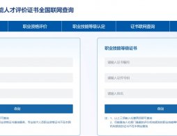 技能人才评价证书全国联网查询官网http://zscx.osta.org.cn