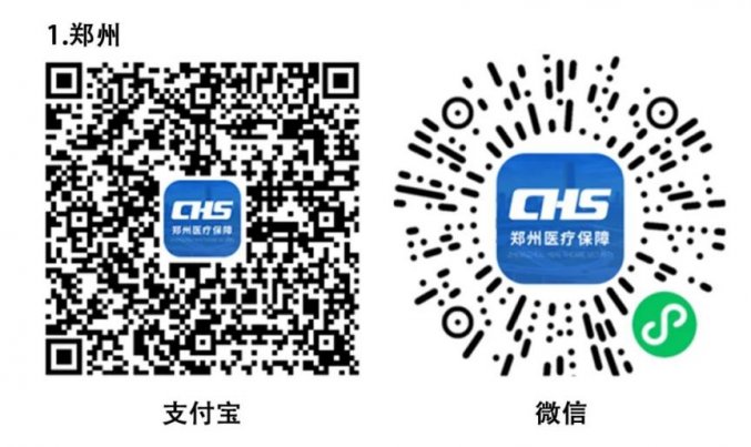 河南城乡居民医保登记城市码大全