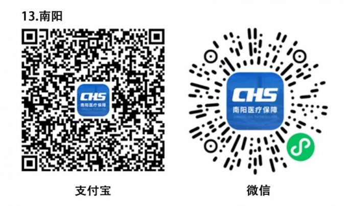 河南城乡居民医保登记城市码大全